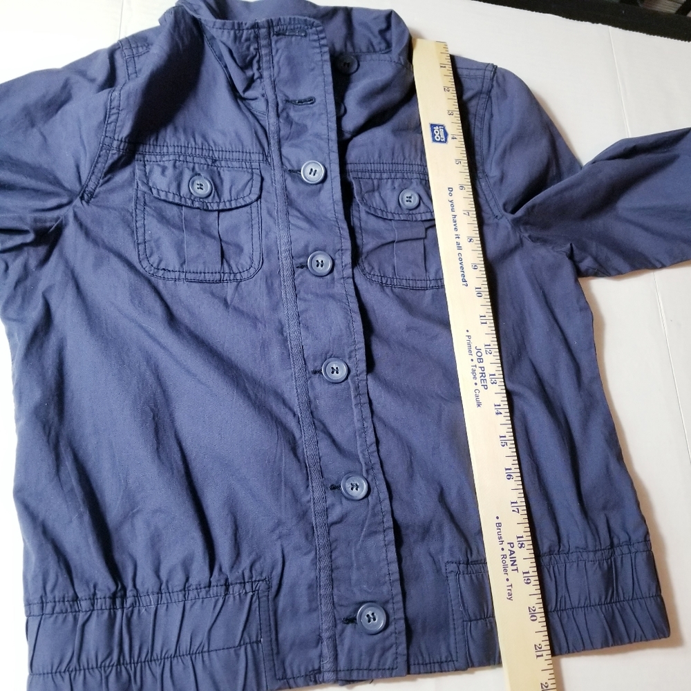 MAURICES BLUE UTILITY JACKET SIZE MEDIUM - Picture 6 of 14